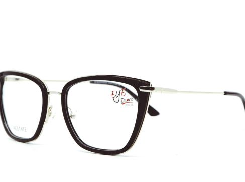 Dámské brýle Eye Dance kov-acetát  černo-stříbrné - E451C2